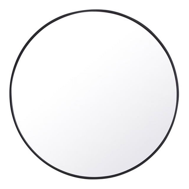 Elegant Lighting MR4044BK 42 in. Éternité Miroir Rond, Noir