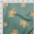 thumbnail image 3 of oneOone Cotton Cambric Dusty Teal Green Fabric Florals Sewing Craft Projects Fabric Prints By Yard 56 Inch Wide, 3 of 4