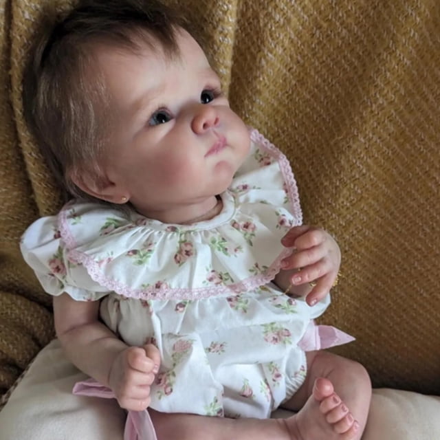Muñeca Reborn FASMAS Bettie, 20 pulgadas, realista, niña de 3 años o más