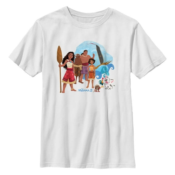 Boy's Moana 2 Wayfinder Crew Graphic T-Shirt