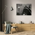 thumbnail image 3 of Vitaly Geyman 40x28 Gallery Wrapped Canvas Wall Art Titled - Bridge of Light I BandW, 3 of 4