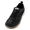 Black, variant on Women's Retro Barefoot Wide Lace-Up Sneakers — Retro Synthetic Upper with Vintage Colorways, Zero-Drop Sole, Flexible Gum Rubber Outsole, Casual Streetwear Style