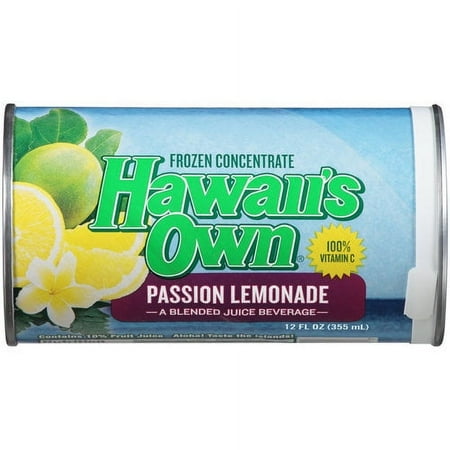 Hawaii's Own Passion Lemonade Frozen Concentrate, 12 fl oz