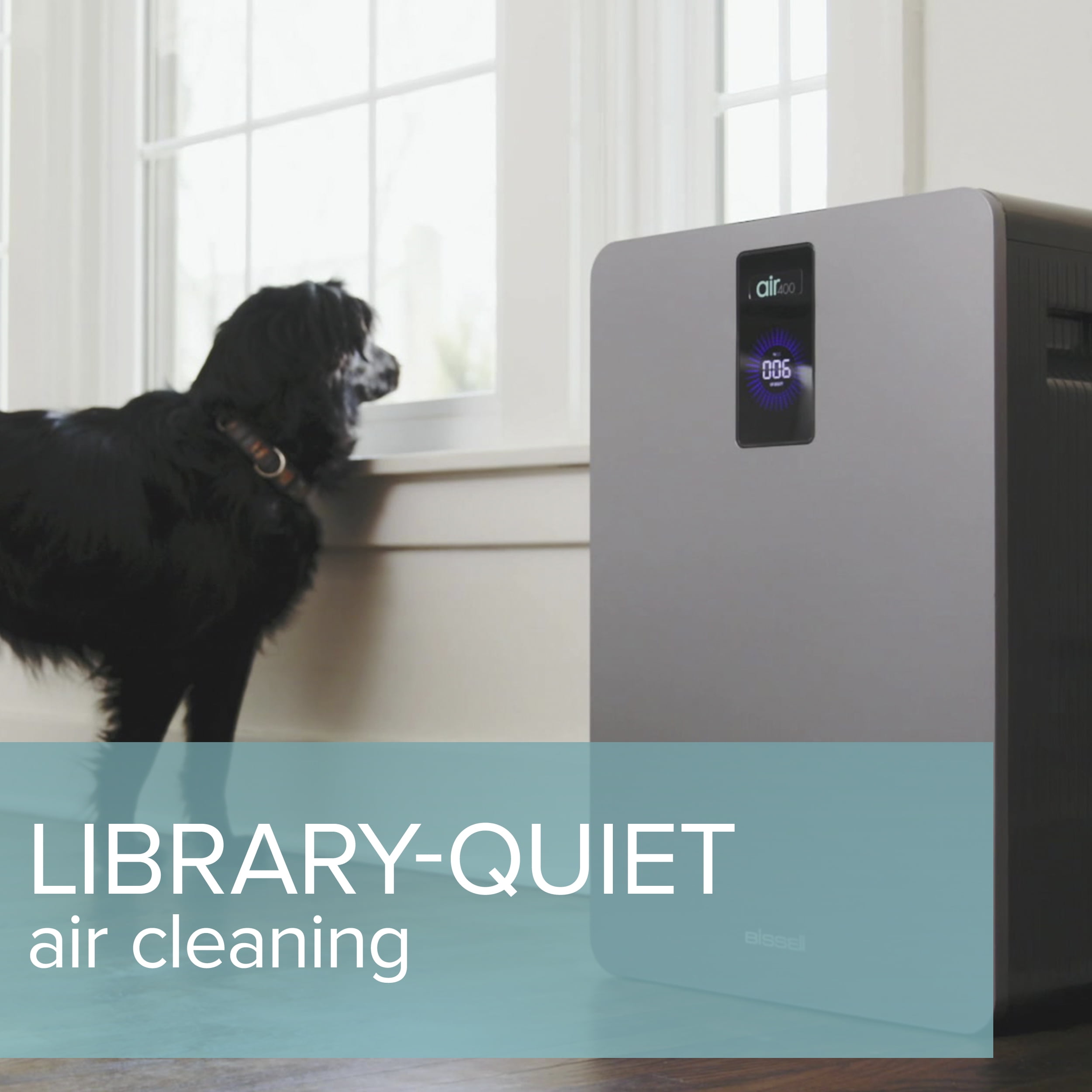 BISSELL air400 Air Purifier with High Efficiency Filter and CirQulate System, 423 sqft, 24791