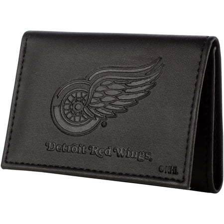 Men s Black Detroit Red Wings Hybrid Tri-Fold Wallet Men s Black Detroit Red Wings Hybrid Tri-Fold Wallet