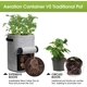 thumbnail image 5 of Bolsas de fieltro para cultivo de plantas, tela no tejida, maceta de patatas de jardín, bolsas de cultivo de verduras de invernadero, herramientas verticales hidratantes, 3 estilos, 5 of 5