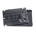 thumbnail image 3 of NEW Add On Cards M.2 to SATA 3.0 6Gbps 2.5" Riser Board NGFF M.2 SATA SSD Adapter B Key Support 2230 2242 2260 2280 M.2 SATA SSD Only Board, 3 of 6