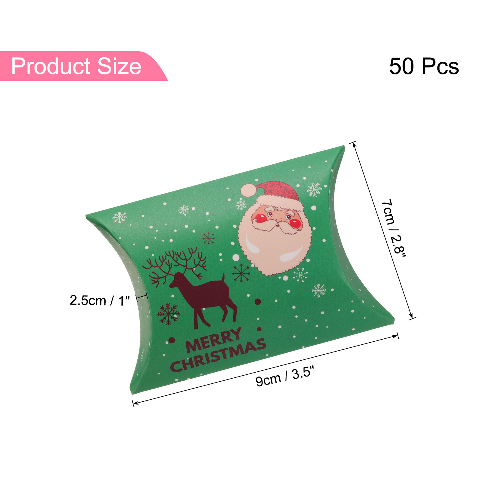 Unique Bargains Gift Boxes with Ribbons Presents Paper Candy Favor Boxes Green