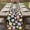 Black, variant on Table Runner 36 Inches Long for Kitchen Dining, Easter Eggs Dresser Scarf Farmhouse, Dining Table Decorations for Wedding/Parties, Cute Colorful Farmhouse Love Black 13 x 36 In