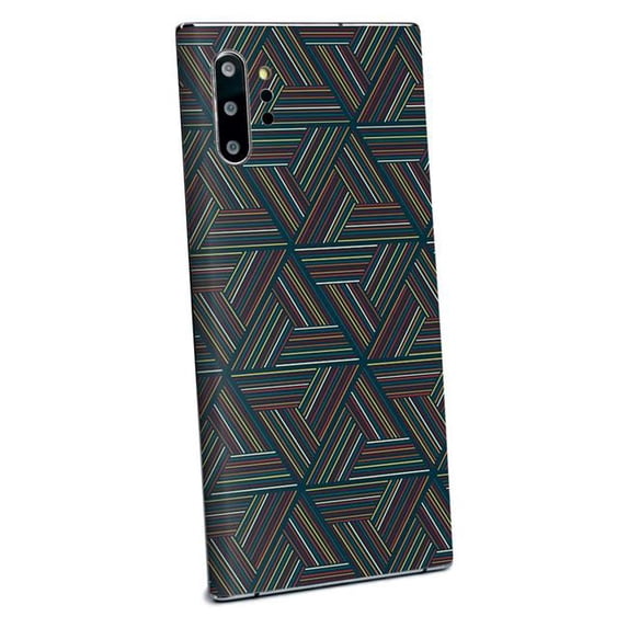 MightySkins SAGNO10PL-Triangle Stripes Skin Decal Wrap for Samsung Galaxy Note10 Plus Sticker - Triangle Stripes
