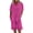 Hot Pink, variant on Women Loose Casual Solid Color Linen Short Sleeved Tops+Shorts Outwear Set Stylish Coordinated Ensemble, Limited Time Offer