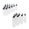 thumbnail image 1 of Botellas de Plástico Vacías Transparentes de 30 Piezas con Aplicador de Punta de Tapa Giratoria para , Pintura, Salsas, Condimentos, Botella de Macarena Botellas de pintura con punta, 1 of 8