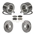 thumbnail image 1 of Transit Auto Front Wheel Bearing Disc Brake Rotors and Semi-Metallic Pads Kit for Car 2002-2003 Lexus ES300 KBB-102514, 1 of 11
