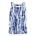 thumbnail image 3 of Women's High Neck Tankini Top - Halter Tie Dye Print Swim Top, Tummy Control Modest Bathing Suit Top for Beach & Pool (S-XXL), 3 of 3