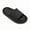 black, variant on Cloud Slides for Kids, Toddler Shower Slippers Bathroom Pool Sandals Non-Slip Open Toe Pillow Slippers Super Soft Thick Sole Cozy Boys Girls Home House Cloud Cushion Slide for Indoor Outdoor Shoes