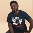 thumbnail image 2 of Black History Month Juneteenth African American Pride Graphic classic tee (Navy, 3XL), 2 of 2