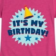 thumbnail image 3 of Instant Message - It's My Birthday - Toddler & Youth Girls Short Sleeve Graphic T-Shirt, 3 of 6