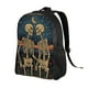 thumbnail image 2 of Fotbe Romantic Skeletons Under Moon Mochila de Viaje para Laptop, Mochila Ejecutiva Delgada y Resistente 15.6", 2 of 8