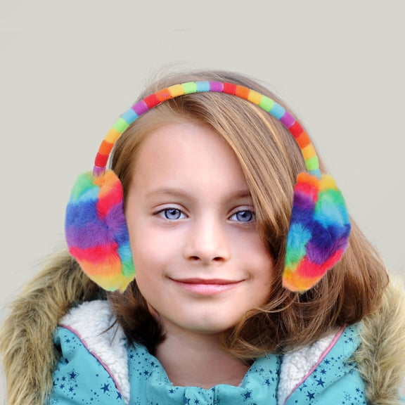 OUNONA Girl Ear Muffs Ear Covers for Cold Weather Multi 1Pack