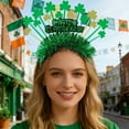 thumbnail image 2 of Deeceymbur One Size St Patricks Day Green Headband Irish Festival Party Carnival Prop Unisex Headwear, 2 of 6