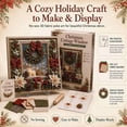 thumbnail image 5 of Clearance 3D Christmas Fabric Poke Art Kit, Handmade Fabric Poke Art Kit, Vintage Holiday Handmade Decoration,DIY Christmas Craft Kit for Adults & Beginner -Snowman, 5 of 8