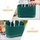 thumbnail image 3 of unbranded 2Ud Organizador De Cubiertos Plástico Multifuncional Color Verde Para Cocina Con Drenaje, 3 of 8
