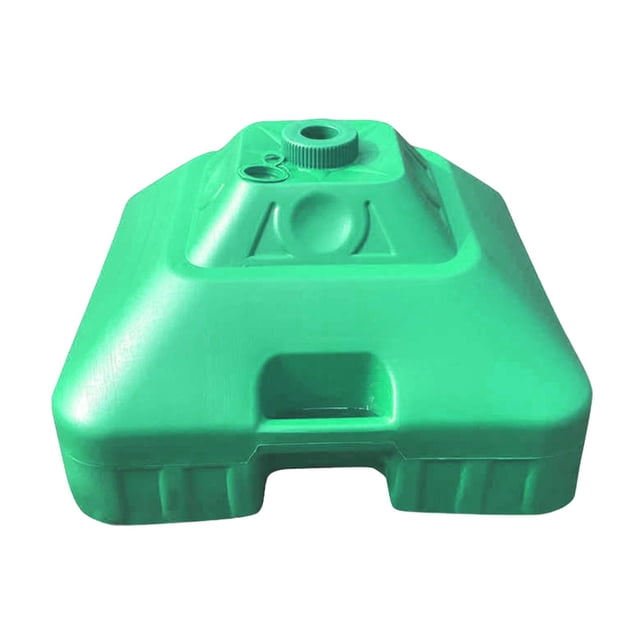 Base de Support pour Parasol, Base de Parasol, Support de Marché Robuste, Résistant au Vent, Eau Sable Vert