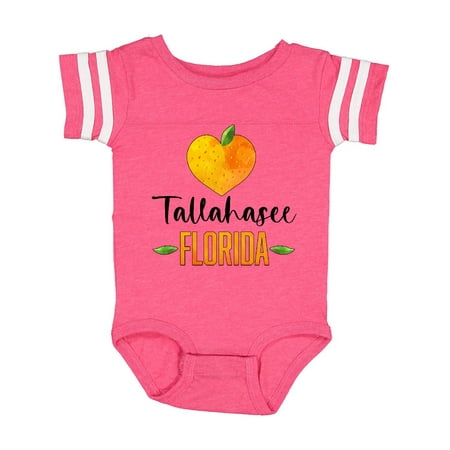 

Inktastic Tallahassee Florida Orange in Heart Gift Baby Boy or Baby Girl Bodysuit