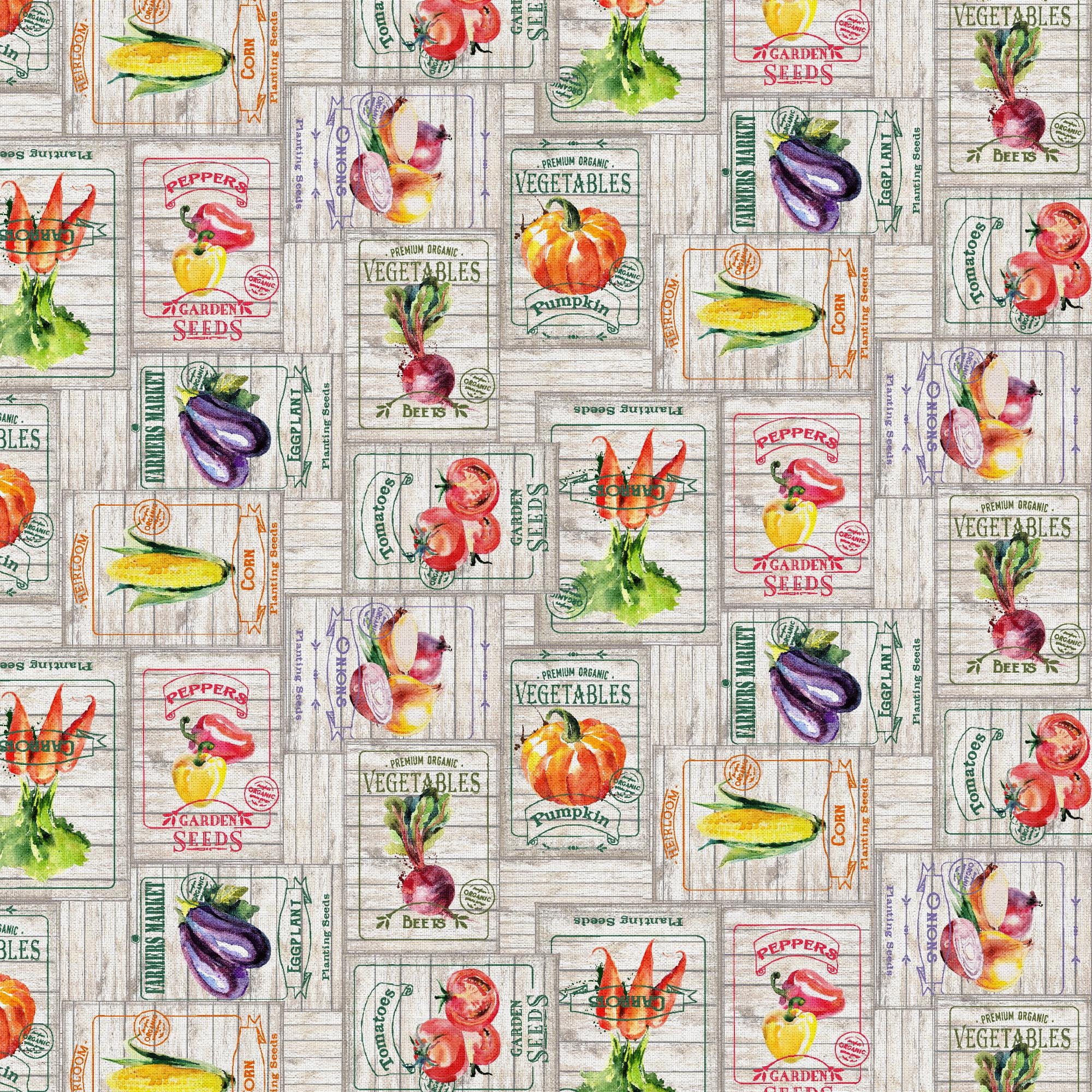 Fabric Editions 36" x 42" Cotton Seeds 1 Yard Precut Sewing & Craft Fabric, Beige 1 Piece