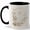 Black, variant on Minimal Botanical Arch 11oz Ceramic Mug, Neutral Floral Wall Art Coffee Cup