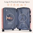 thumbnail image 6 of LIFERECORD Carry-On Luggage, 20 inch Hard Shell Rolling Suitcase for Travel Expandable Lightweight with Spinner Wheels TSA Lock, Pink, 6 of 9