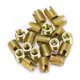 thumbnail image 2 of Inserto de rosca, 302 accesorios autorroscantes de acero al carbono (interior M2 * 0.4 exterior M4.5 * 0.5) de 20 piezas(内 M2 * 0.4 外 M4.5 * 0.5 长 6 mm), 2 of 8