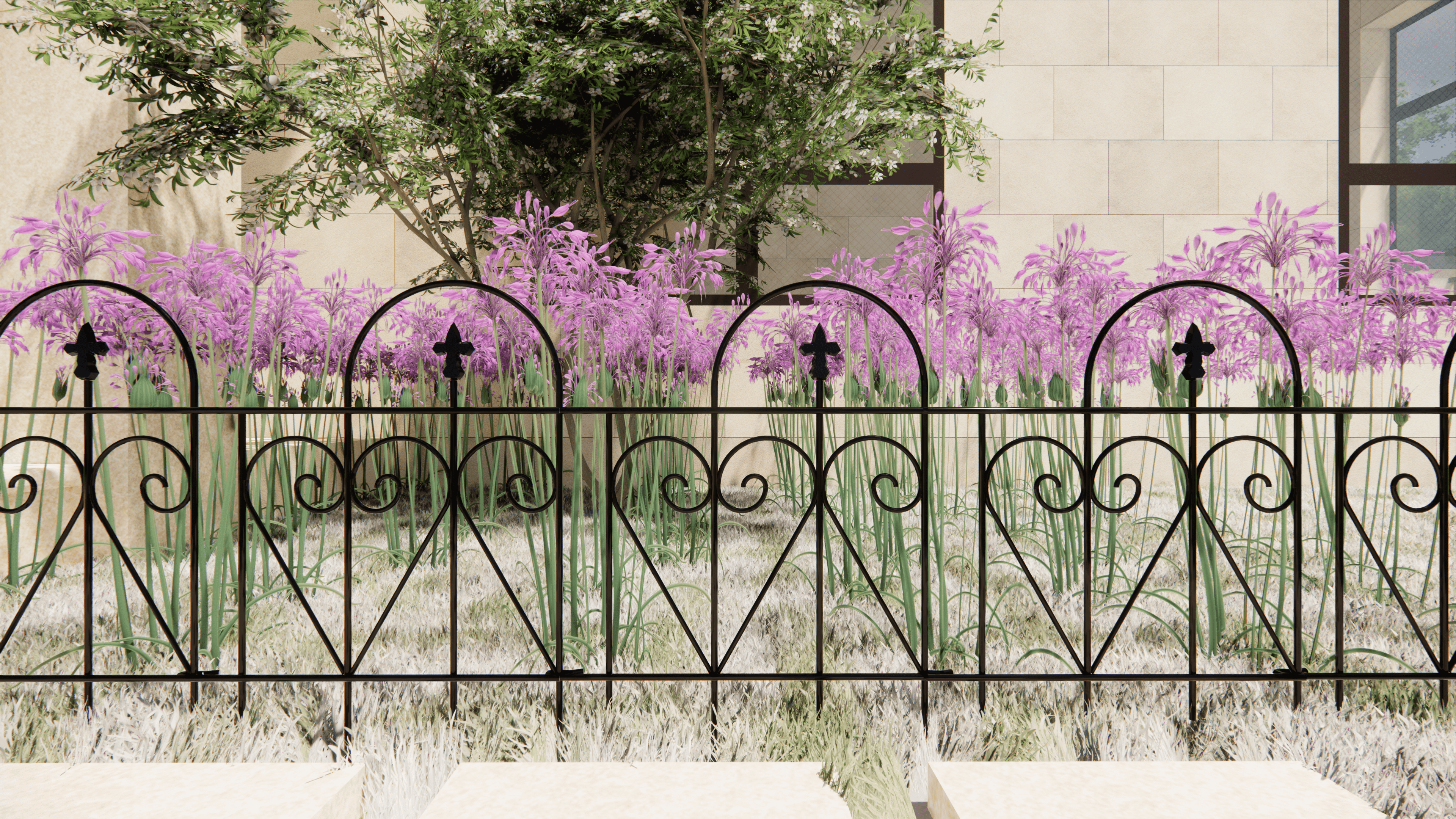Holaki Decorative Garden Fence Galvanized Outdoor Rustproof Metal Landscape Wire Fencing Patio Fences Moveable Flower Bed Dogs Barrier Border