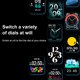 thumbnail image 5 of Smart Watch Bluetooth Call Sport Pulsera Ritmo cardíaco Oxígeno en sangre Rastreador de ejercicios Detector de sueño, Blanco Inevent EL001953-01, 5 of 7