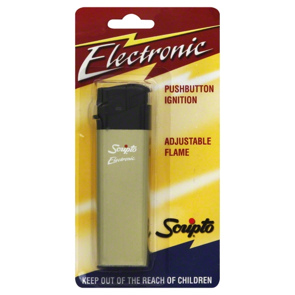 Calico Scripto 1 Pack Electric Lighter