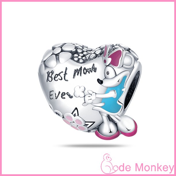 Cuentas de plata S925 pandora Disney Co-Branded-adecuada para pulsera pandora Original-joyería DIY-Link 2