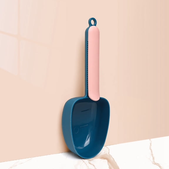 Dog Food Scoop, 1 Cup 3 in 1 Design Pet Food Scoop Bag Storage Clip Wet Feeding Spoon for Cats Puppies and Small Dogs Measuring Cup