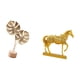 thumbnail image 5 of Escultura nórdica creativa de hoja de metal y caballo, figura abstracta de animal, adorno para el hogar, la oficina, la mesa, la fiesta, decoración, a, 5 of 8