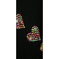 thumbnail image 2 of Ice Skating Pants with "Neon Spiral Hearts" Rhinestuds Design, 2 of 2