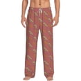 thumbnail image 2 of Goofa Leopard Print Printed Soft Pajama Pants for Men, Wide Leg Comfy Casual Lounge Yoga Pants-X-Large, 2 of 9