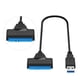 thumbnail image 3 of Cable convertidor SATA práctico de 2,5 pulgadas para disco duro externo, adaptador universal, convertidor de transferencia de datos para disco duro., 3 of 6