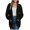 Black, variant on Lovskoo 2024 Cardigan Sweaters for Women Open Front Trendy Long Sleeved Medium Length Comfortable Commuting Loose Fitting Oversized Winter Outerwear Tops Black