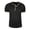 Black, variant on Mens Fashion Casual Front Placket Basic Short Sleeve Henley T-Shirts Dark Blue,S