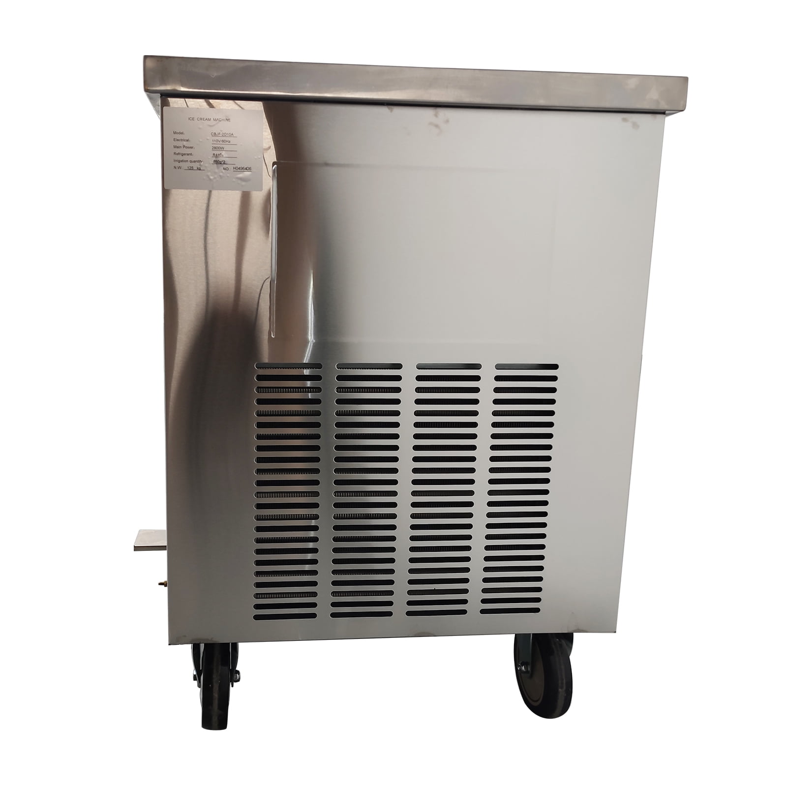 Ice Frying Machine Fried Ice Cream Machine 110V Commercial Rolled Icecream Maker