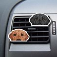 thumbnail image 5 of WIRESTER Car Air Freshener Fragrance Vent Clip Interior Decoration for Cars with Lemon Scented Pad - Black Labrador Retriever Dog, 5 of 7