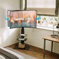 thumbnail image 5 of FITUEYES Modern Swivel Floor TV Stand Base for 32 to 70 inch TV,Height and Shelf Adjustable,Black, 5 of 8