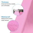 thumbnail image 4 of Matladin 6' Folding Tri-Fold Gymnastics Gym Exercise Aerobics Mat, 6ft x 2ft x 2in PU Leather Tumbling Mats(Pink), 4 of 7
