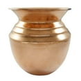 thumbnail image 3 of Pure Copper Lota Home Decor Hindu Prayer Lota Kalash Copper Pot Arti Lota, 3 of 4