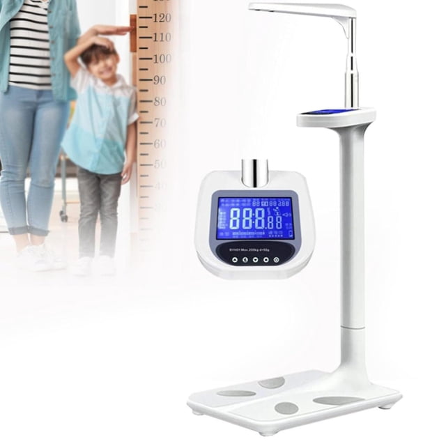 XQZMZSCP Báscula Digital Profesional para médicos, analizador de Altura y Peso, báscula multifunción