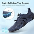 thumbnail image 6 of Stepedia Athletic Hiking Water Shoes for Women Men Quick Dry Wide Barefoot Aqua Shoes for Beach Walking Boating, Navy, 6 of 7